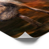 Spirit of the Wolf Art Poster/Print Poster (Ecke)