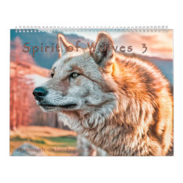 SPIRIT OF WOLVES ART CALENDAR #3 KALENDER