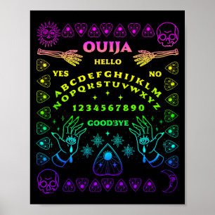 Spirit Ouija Brett Pastel Goth Zauberei Hexe Wi Poster