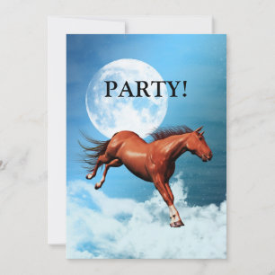 Spirit-Pferd-Party Einladung