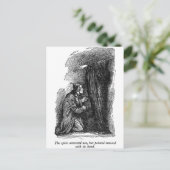 Spirit Point (mit Text) Postkarte (Stehend Vorderseite)