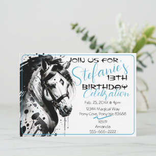 Spirit Pony 10 Einladung zum Geburtstag