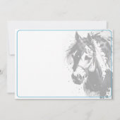 Spirit Pony 11 Einladung zum Geburtstag (Rückseite)