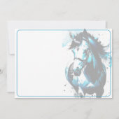 Spirit Pony 19 Einladung zum Geburtstag (Rückseite)