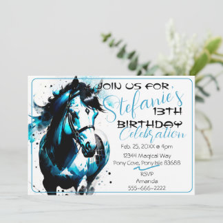 Spirit Pony 19 Einladung zum Geburtstag