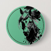 Spirit Pony 3 Aqua Button (Vorderseite)