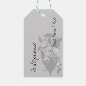 Spirit Pony 3 Black Geschenkanhänger (Rückseite)