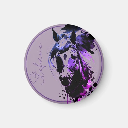 Spirit Pony 3 Lavender Magnet (Vorne)