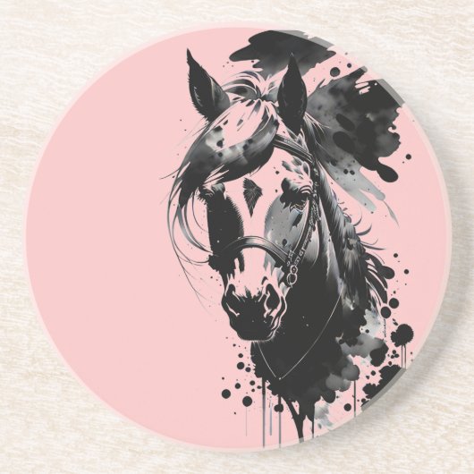 Spirit Pony 3 Pink Getränkeuntersetzer (Vorne)