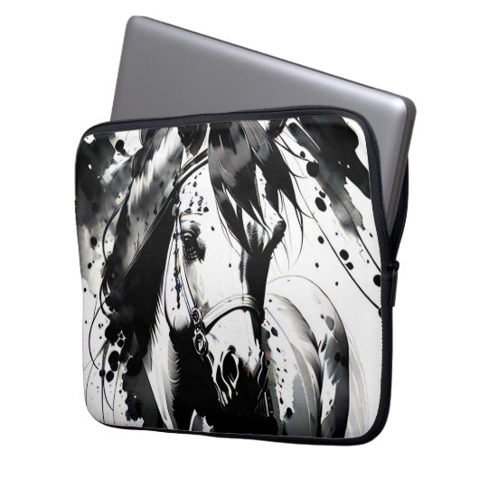 Spirit Pony 7 Laptopschutzhülle (Vorderseite Links)