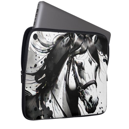 Spirit Pony 9 Laptopschutzhülle (Vorne Rechts)