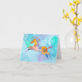 Spirit Pony Blank Notecard Karte (Gelbe Blume)