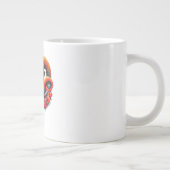 Spirit Ram - Blumenhorn & Earth Wisdom Jumbo-Tasse (Rechts)