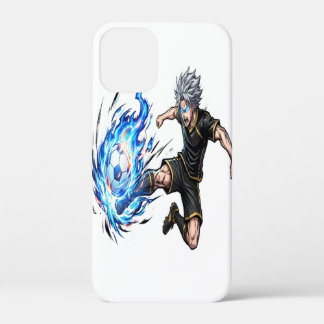 Spirit Striker Blue Energy Anime Fußball OC T-Shir Case-Mate iPhone Hülle