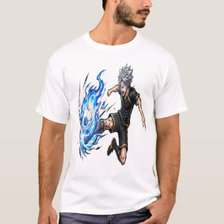 Spirit Striker Blue Energy Anime Fußball OC T-Shir T-Shirt