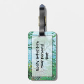 Spirit Tree Lake Superior Easy ID Personal Gepäckanhänger (Rückseite vertikal)