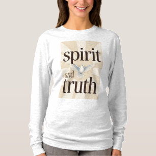 Spirit und Wahrheit Christliches Damen Langarmshir T-Shirt