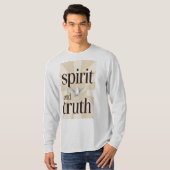 Spirit und Wahrheit Christliches Langarm-Shirt für T-Shirt (Vorne ganz)