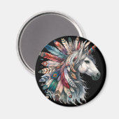 Spirit Unicorn Magnet (Vorderseite/Rückseite)