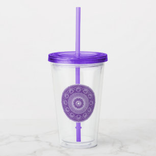 Spirit Universe Dodecahedron Mandala Tumbler Acryltrinkbecher