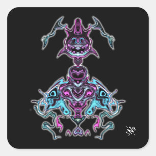 Spirit v2 quadratischer aufkleber