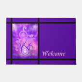 Spirit Violet Flame Design + Ihre Ideen Fußmatte (Vorderseite)