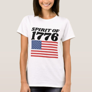 SPIRIT VON 1776 PATRIOTISCHEN T - SHIRT