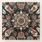 Spirit Walker Glasuntersetzer (Vorderseite)