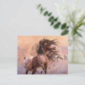 Spirit Warrior Postcard Postkarte (Stehend Vorderseite)