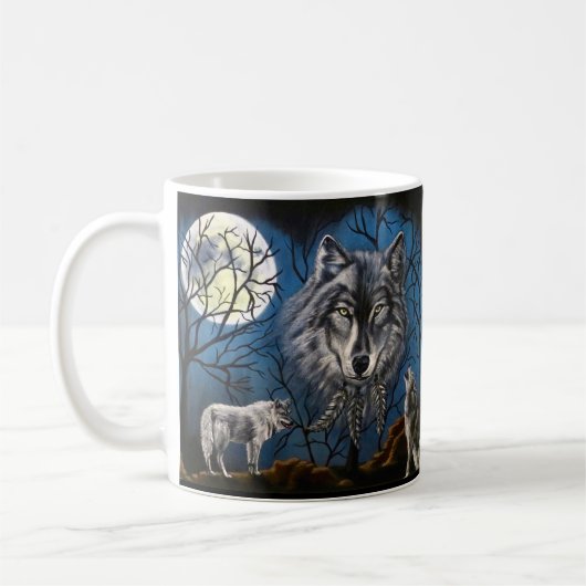 Spirit Wolf Kaffeetasse (Links)