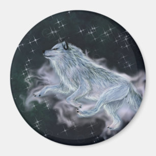 Spirit Wolf Magnet