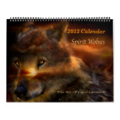Spirit Wolves Art Calendar 2013 Kalender (Titelbild)