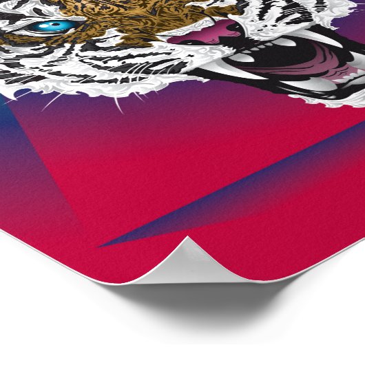 Spiritanimal Tiger Poster (Ecke)