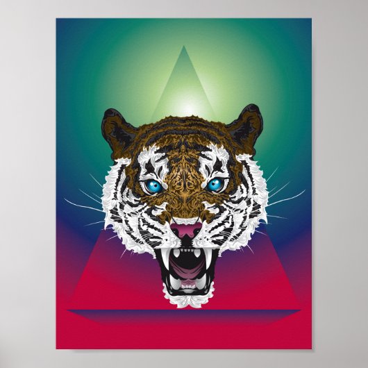 Spiritanimal Tiger Poster (Vorne)