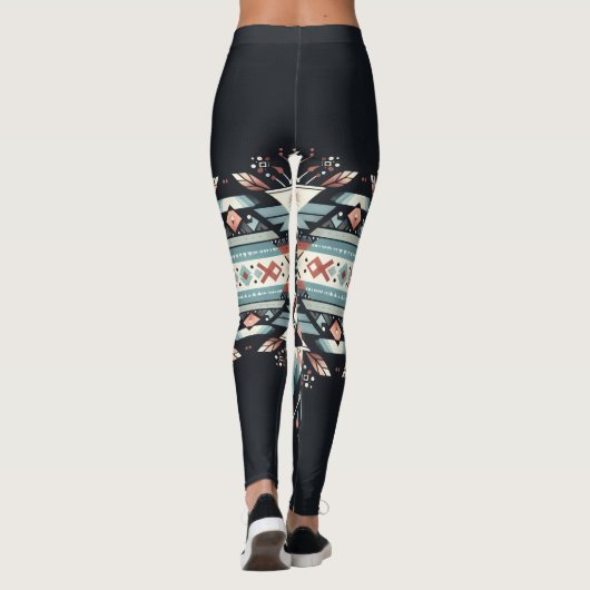Spirited Nights (large pattern) Leggings (Rückseite)