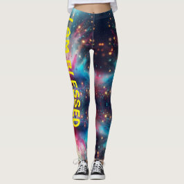 spiritfashion"i am gesegnet grün leggings