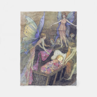 Spirits Baby Wiegenlied Warwick Goble Fine Art Fleecedecke
