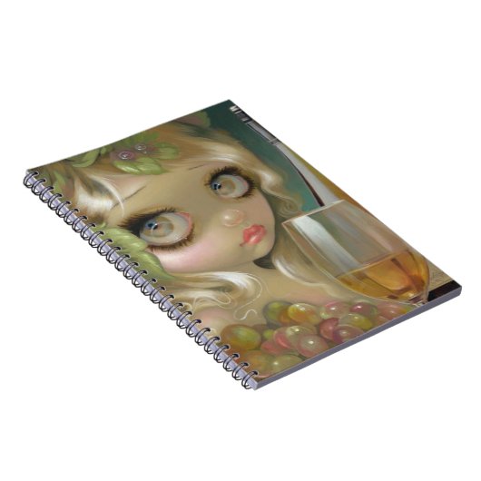 "Spirits of the Vine: Chardonnay" Notebook Notizblock (Rechte Seite)