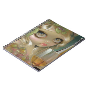 "Spirits of the Vine: Chardonnay" Notebook Notizblock