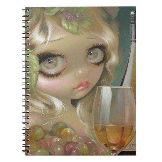 "Spirits of the Vine: Chardonnay" Notebook Notizblock (Vorderseite)