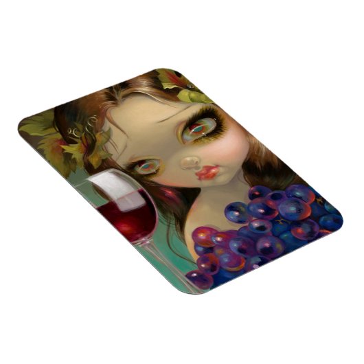 "Spirits of the Vine: Merlot" Flex Magnet (Rechte Seite)