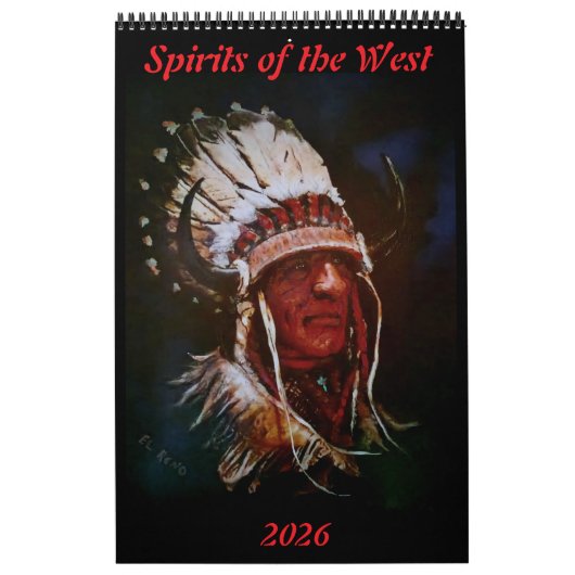 Spirits of the West Calendar Kalender (Titelbild)