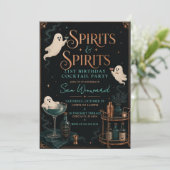 Spirits & Spirits 21. Geburtstagsfeier Einladung (Stehend Vorderseite)