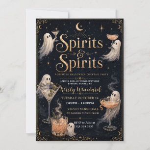Spirits & Spirits Halloween-Cocktailparty Einladung