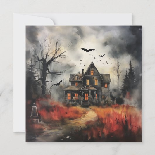 👻 🥂 Spirits & Spirits Soiree! 🥂 👻 Halloween Einladung (Vorderseite)