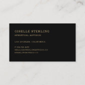 Spiritual Advisor Visitenkarte (Rückseite)