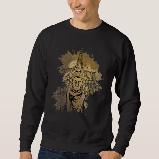 Spiritual Buddhist Meditation Zen Buddhism Mantra Sweatshirt (Vorderseite)