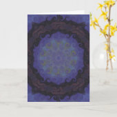 Spiritual Buddhist Peace Mandela Note Card Karte (Gelbe Blume)