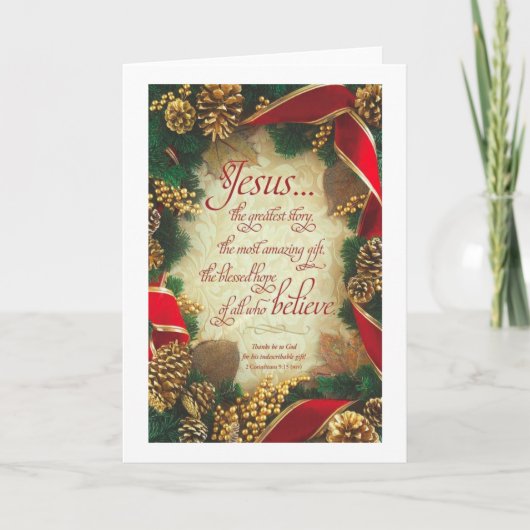 Spiritual Christmas Karte (Vorderseite)