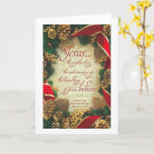 Spiritual Christmas Karte (Gelbe Blume)